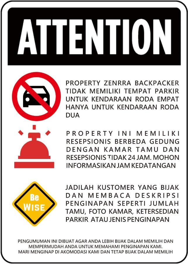 Zenrra Backpacker Bandung Exterior foto